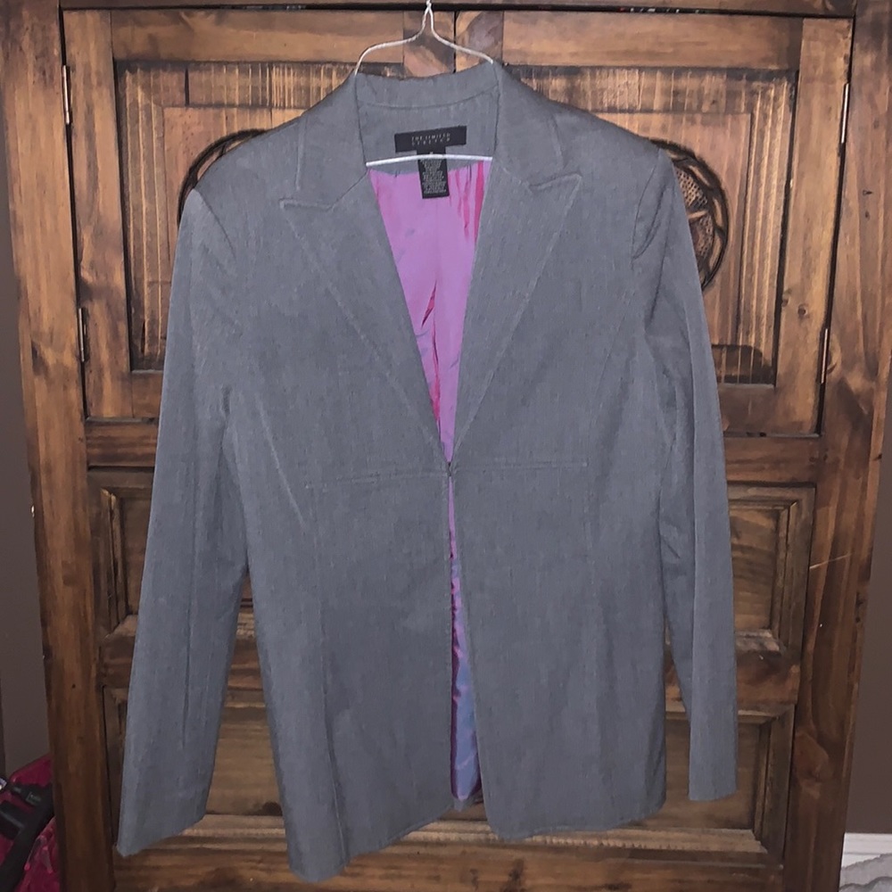 Grey womens blazer